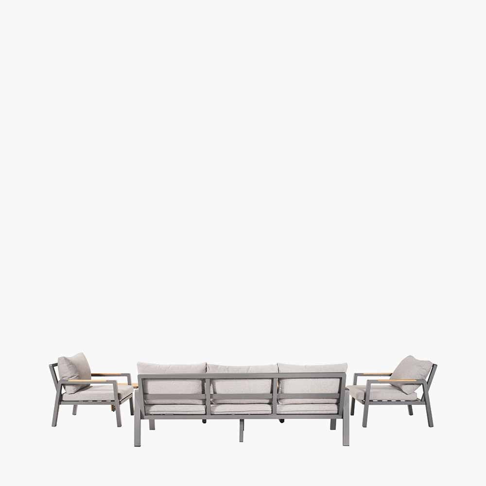 Pacific Lifestyle Stockholm Outdoor Seating Set – Anthracite