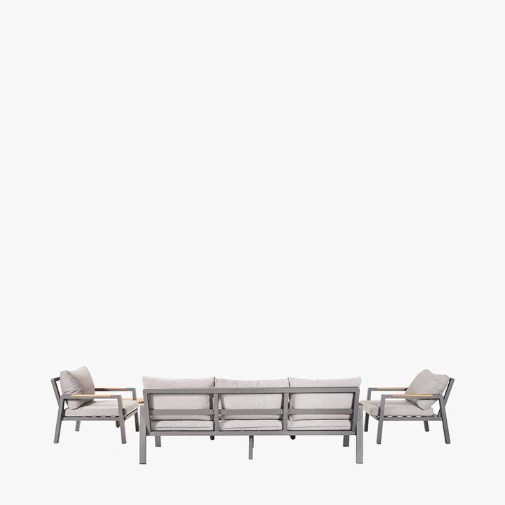 Pacific Lifestyle Stockholm Outdoor Seating Set – Anthracite