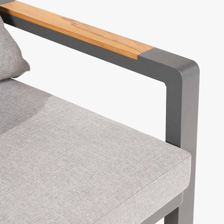 Pacific Lifestyle Stockholm Outdoor Seating Set – Anthracite