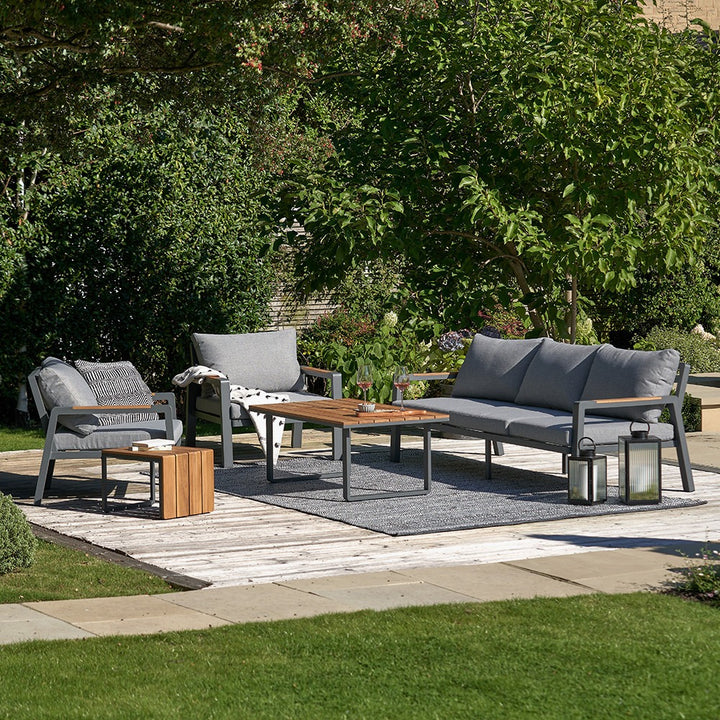 Pacific Lifestyle Stockholm Outdoor Seating Set – Anthracite