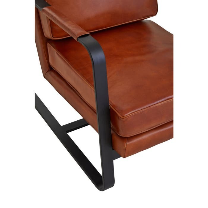 Pascal Armchair – Tan Leather