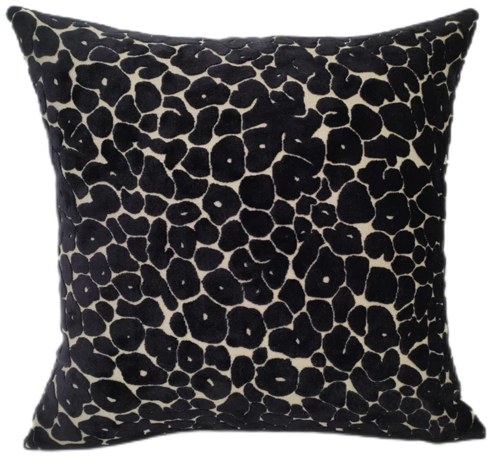Malini Paul Moneypenny Spoton Large Cushion – Black