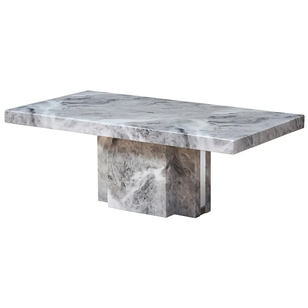 Aldrich Coffee Table in Grey Marble