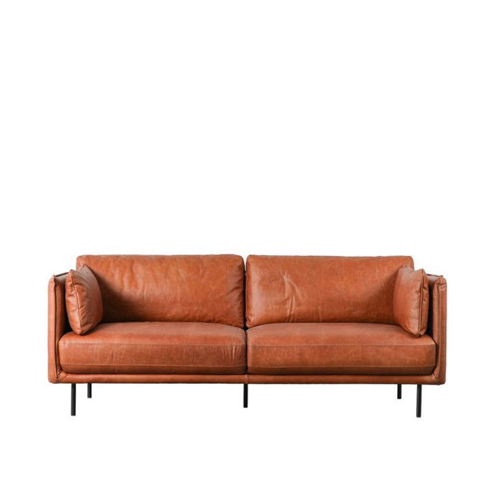 Perri Sofa – Brown Leather