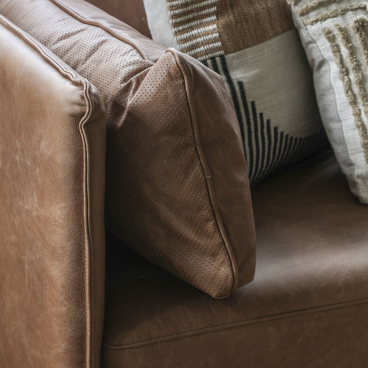 Perri Sofa – Brown Leather