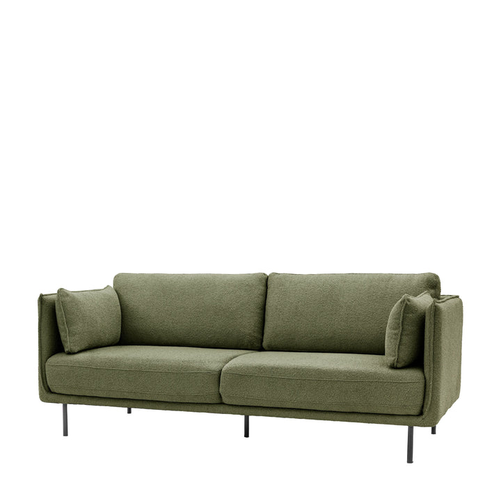 Perri Sofa – Green Boucle