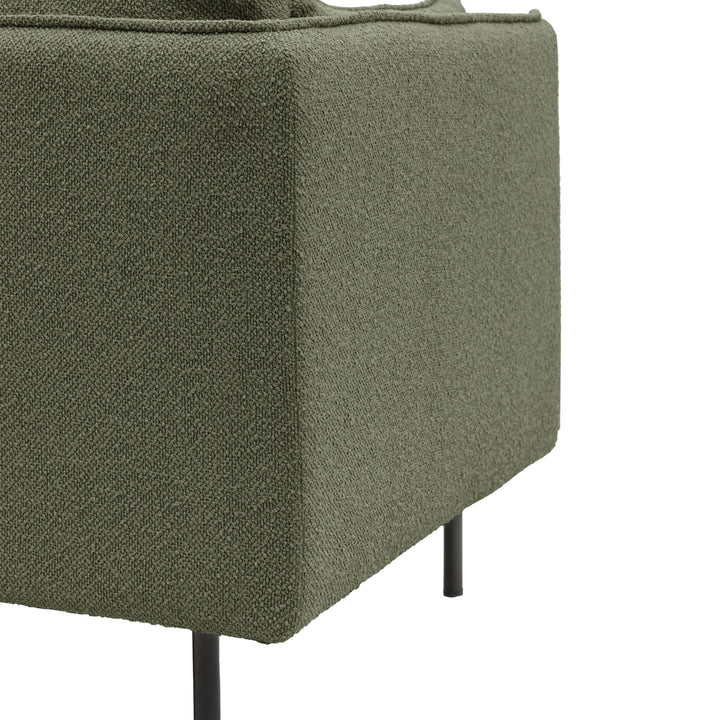 Perri Sofa – Green Boucle