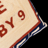 Please Leave by 9 Needlepoint Cushion