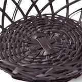 Pols Potten Bakkie Lace Basket in Dark Burgundy