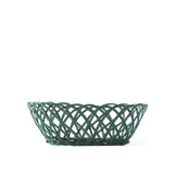 Pols Potten Bakkie Oval Basket in Dark Green