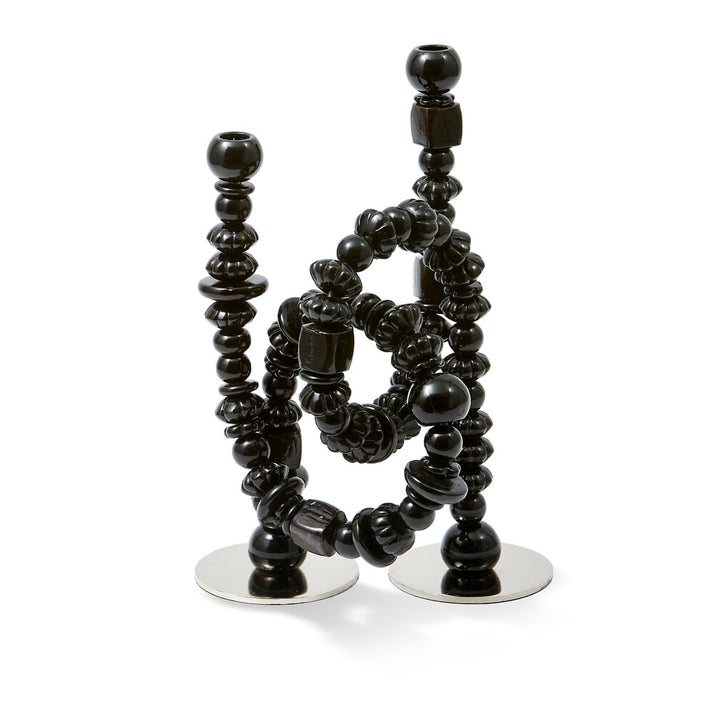 Pols Potten Beads Candle Holder – Black