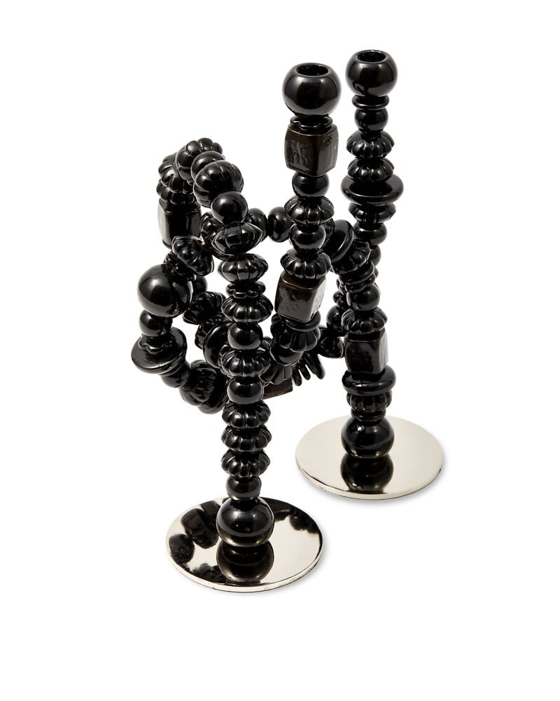 Pols Potten Beads Candle Holder – Black