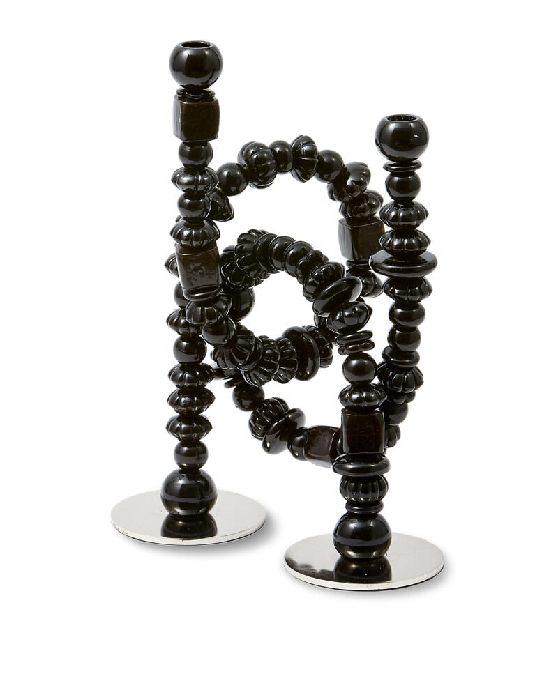 Pols Potten Beads Candle Holder – Black