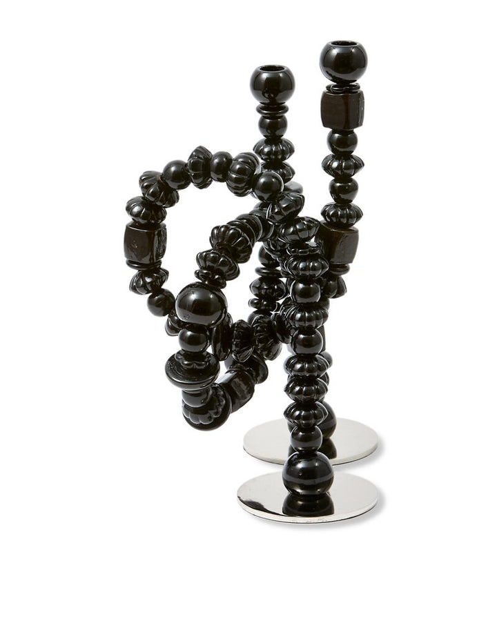 Pols Potten Beads Candle Holder – Black