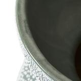 Pols Potten Boolb Dots Vase in Dark Green – Medium