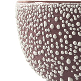 Pols Potten Boolb Dots Vase in Dark Purple – Medium