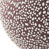 Pols Potten Boolb Dots Vase in Dark Purple – Medium