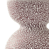 Pols Potten Boolb Dots Vase in Dark Purple – Medium