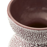 Pols Potten Boolb Dots Vase in Dark Purple – Medium