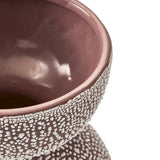 Pols Potten Boolb Dots Vase in Dark Purple – Medium