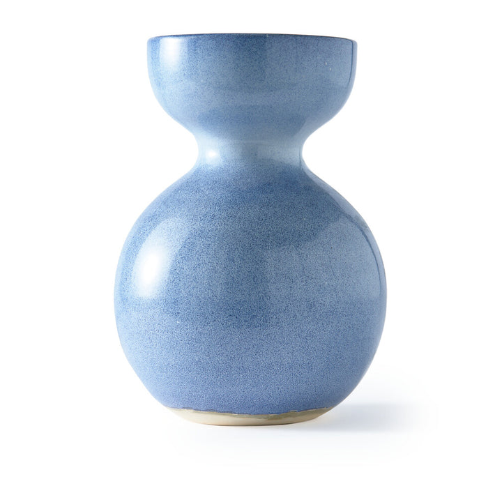 Pols Potten Boolb Vase in Blue Ceramic – Large