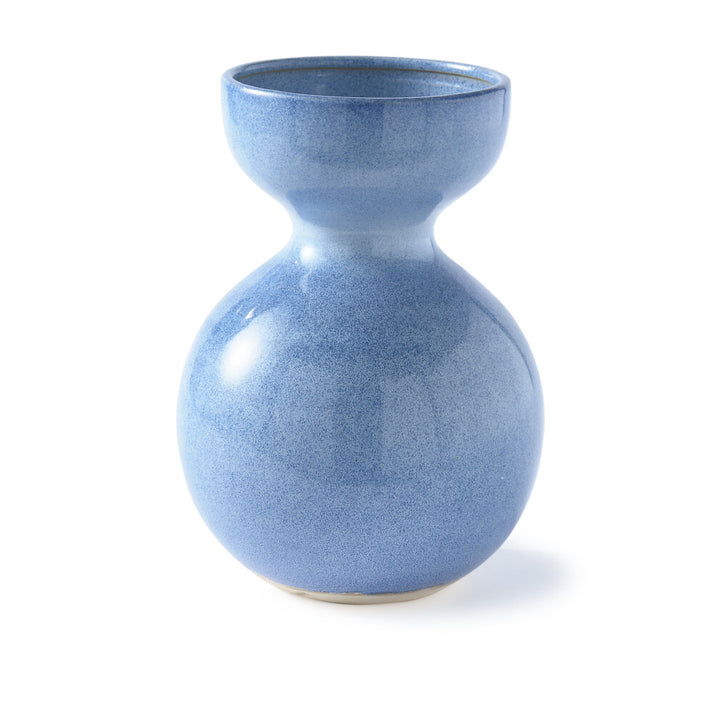 Pols Potten Boolb Vase in Blue Ceramic – Medium