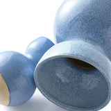Pols Potten Boolb Vase in Blue Ceramic – Medium