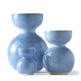 Pols Potten Boolb Vase in Blue Ceramic – Medium
