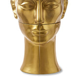 Pols Potten Head Coffee Table in Gold – Left Top
