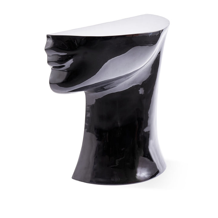 Pols Potten Head Side Table in Black – Right Bottom