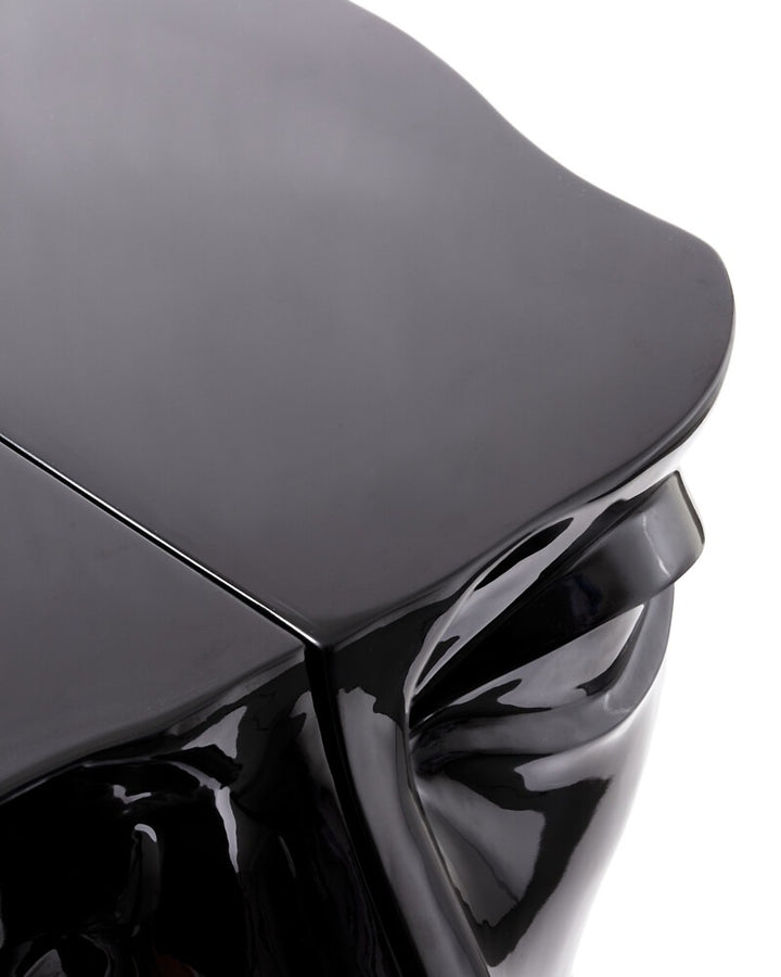 Pols Potten Head Side Table in Black – Right Bottom