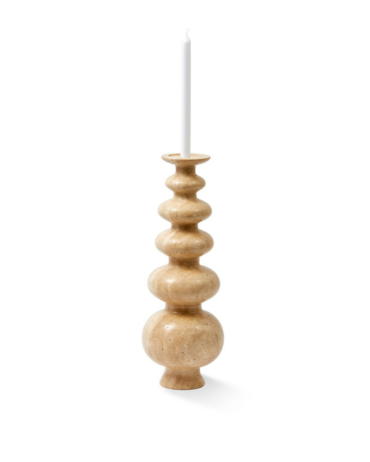 Pols Potten Heritage Sphere Candle Holder – Beige