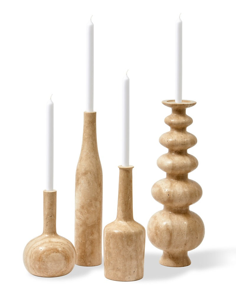 Pols Potten Heritage Whiskey Candle Holder – Beige