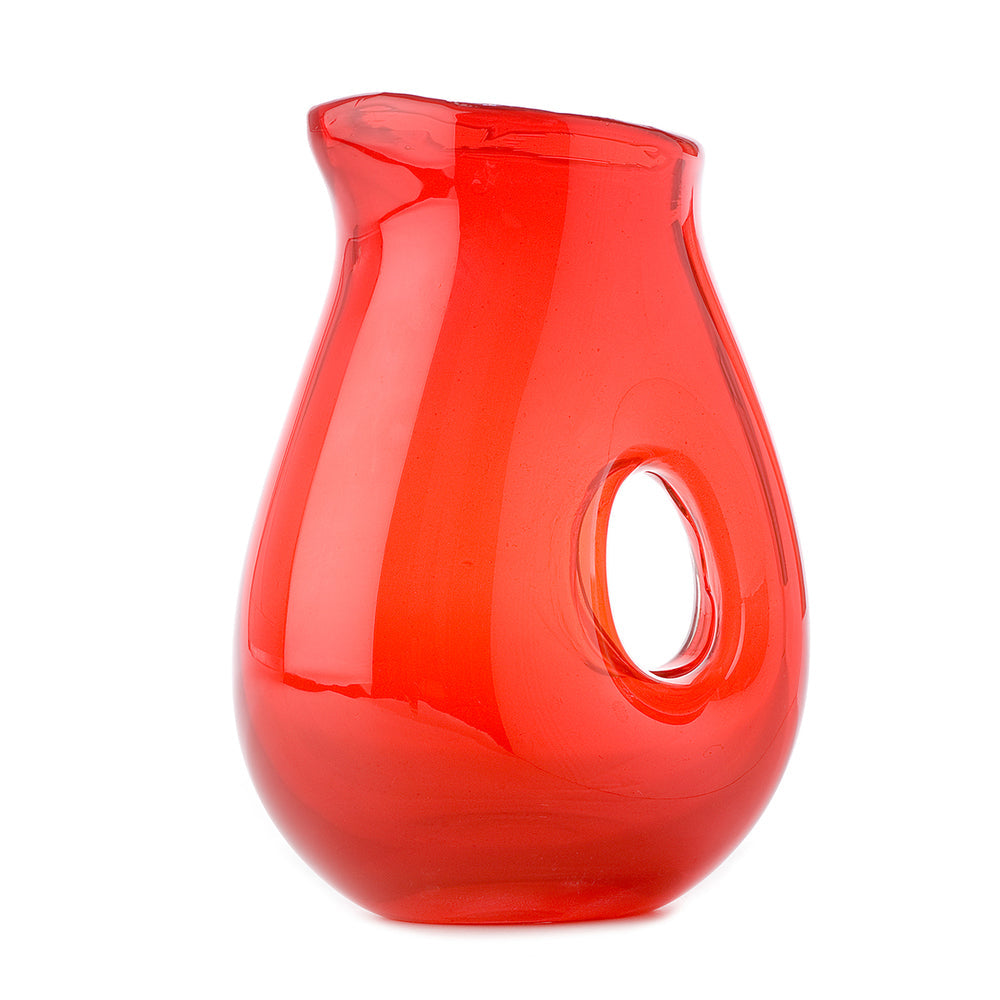 Pols Potten Jug With Hole – Coral Red – Excess Stock