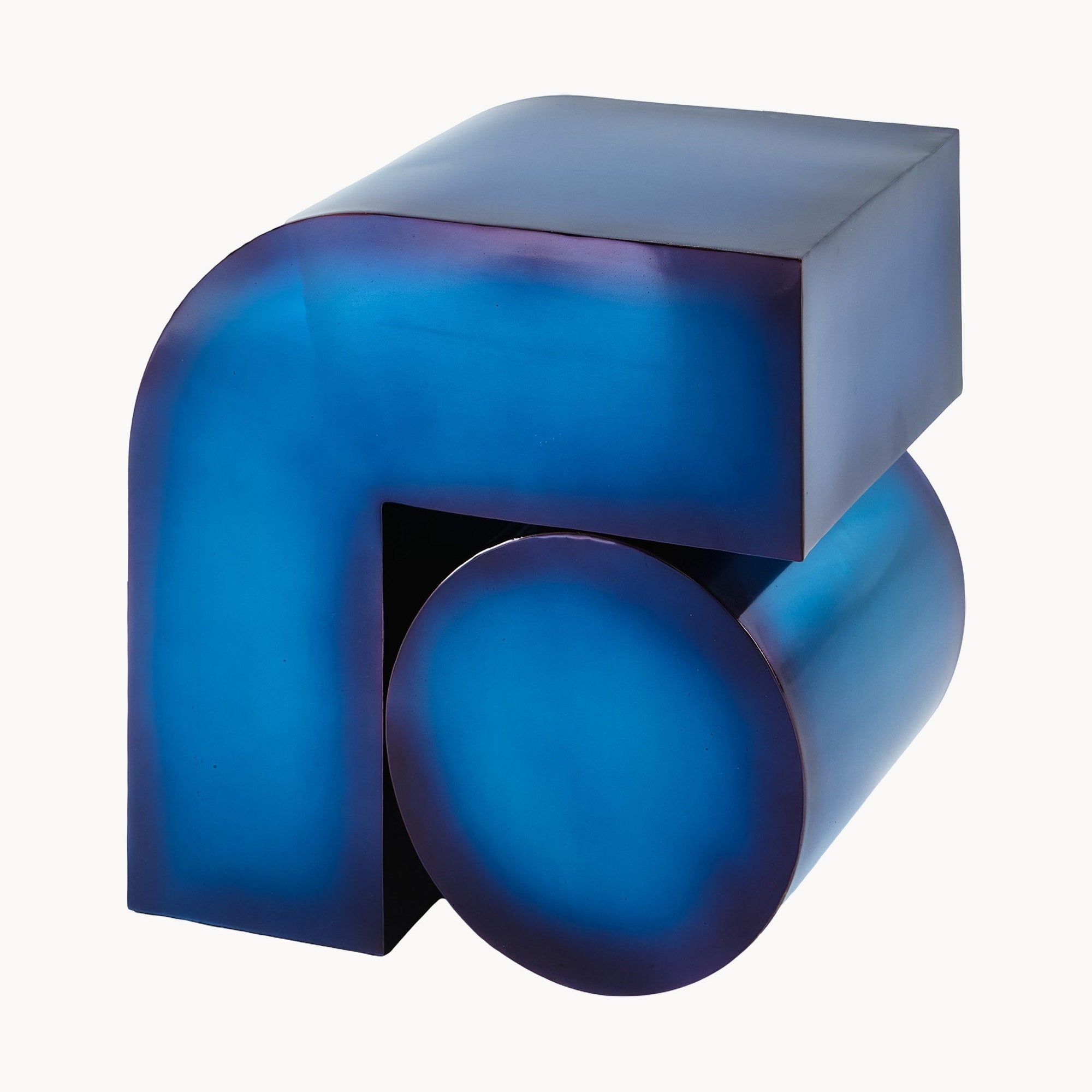 Pols Potten Kombo Metal Side Table – Dark Blue