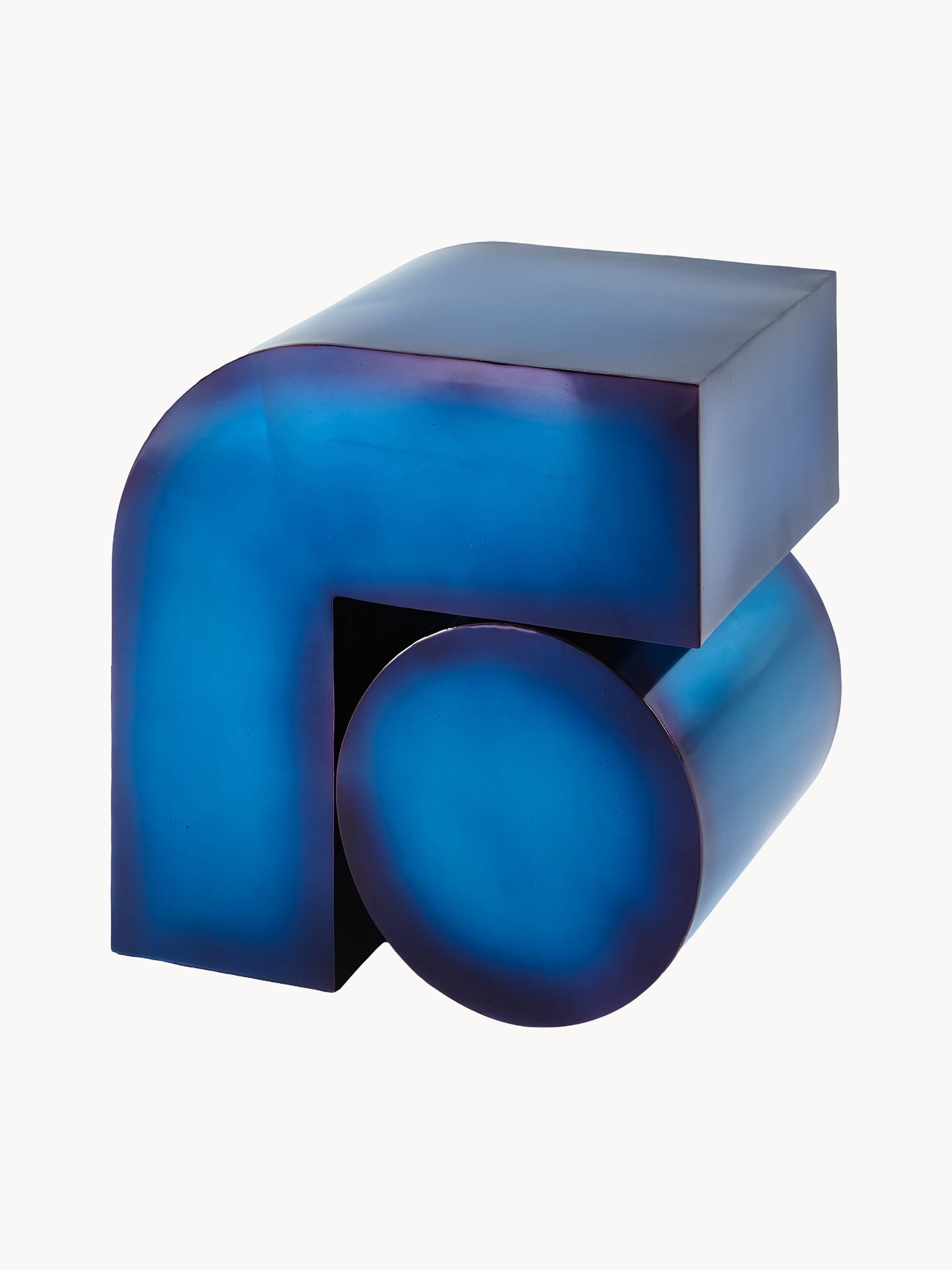 Pols Potten Kombo Metal Side Table – Dark Blue