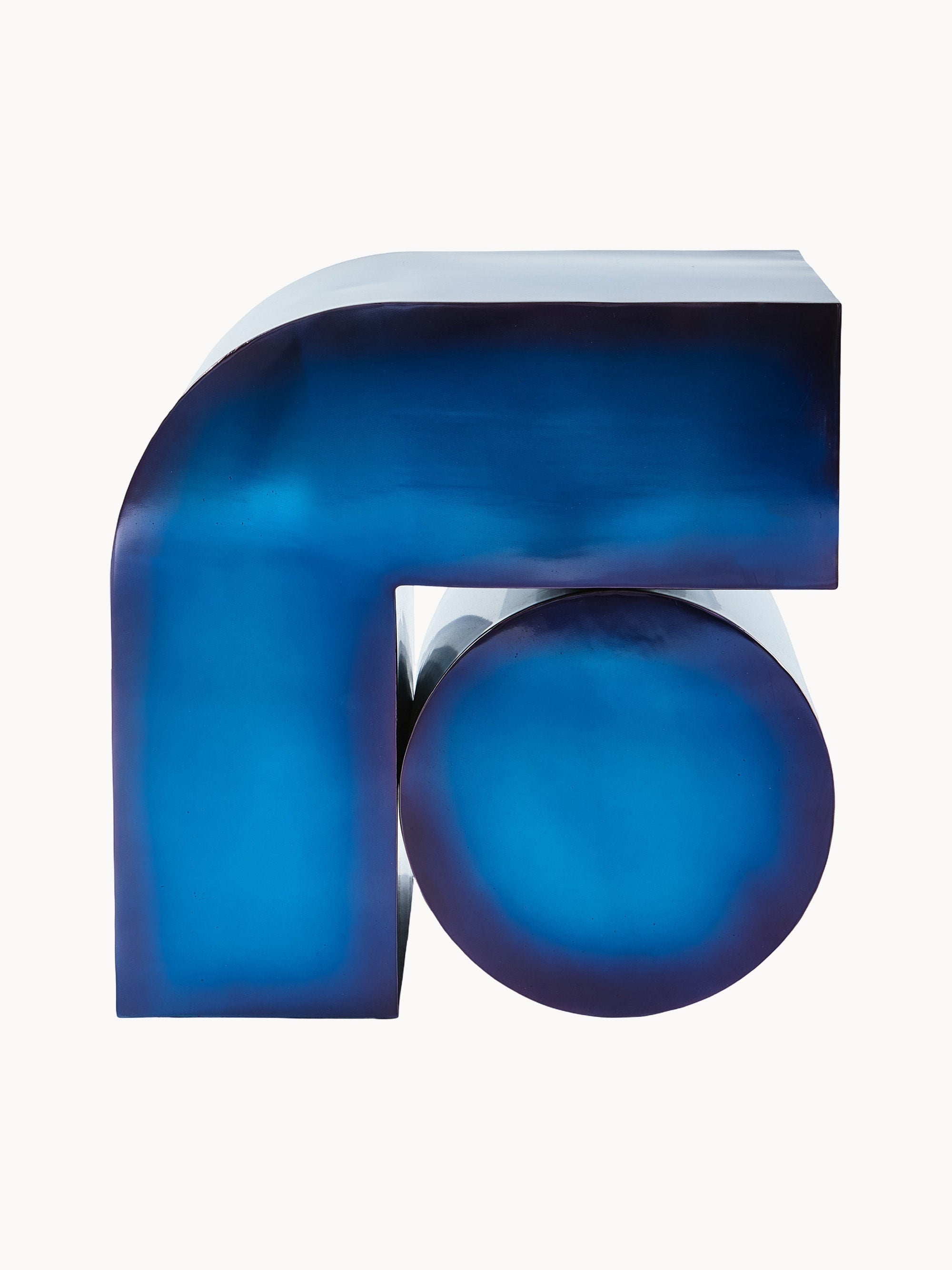 Pols Potten Kombo Metal Side Table – Dark Blue