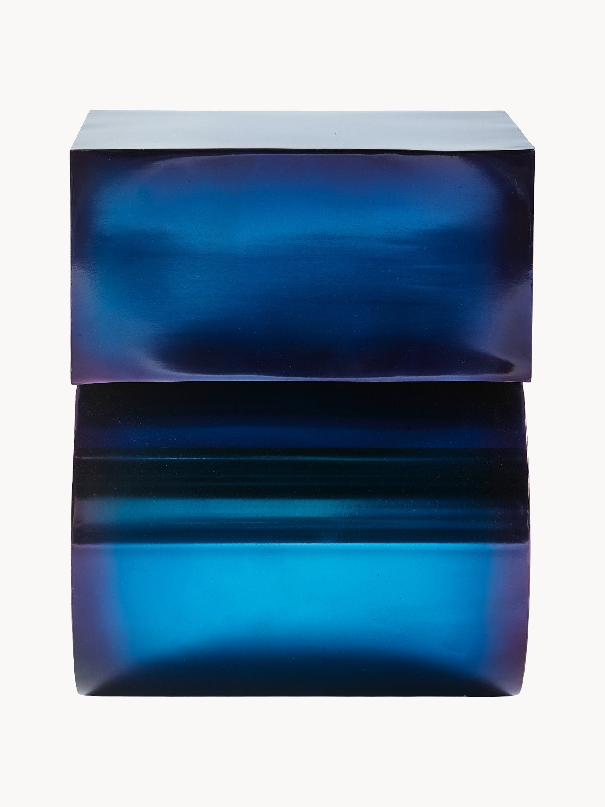 Pols Potten Kombo Metal Side Table – Dark Blue