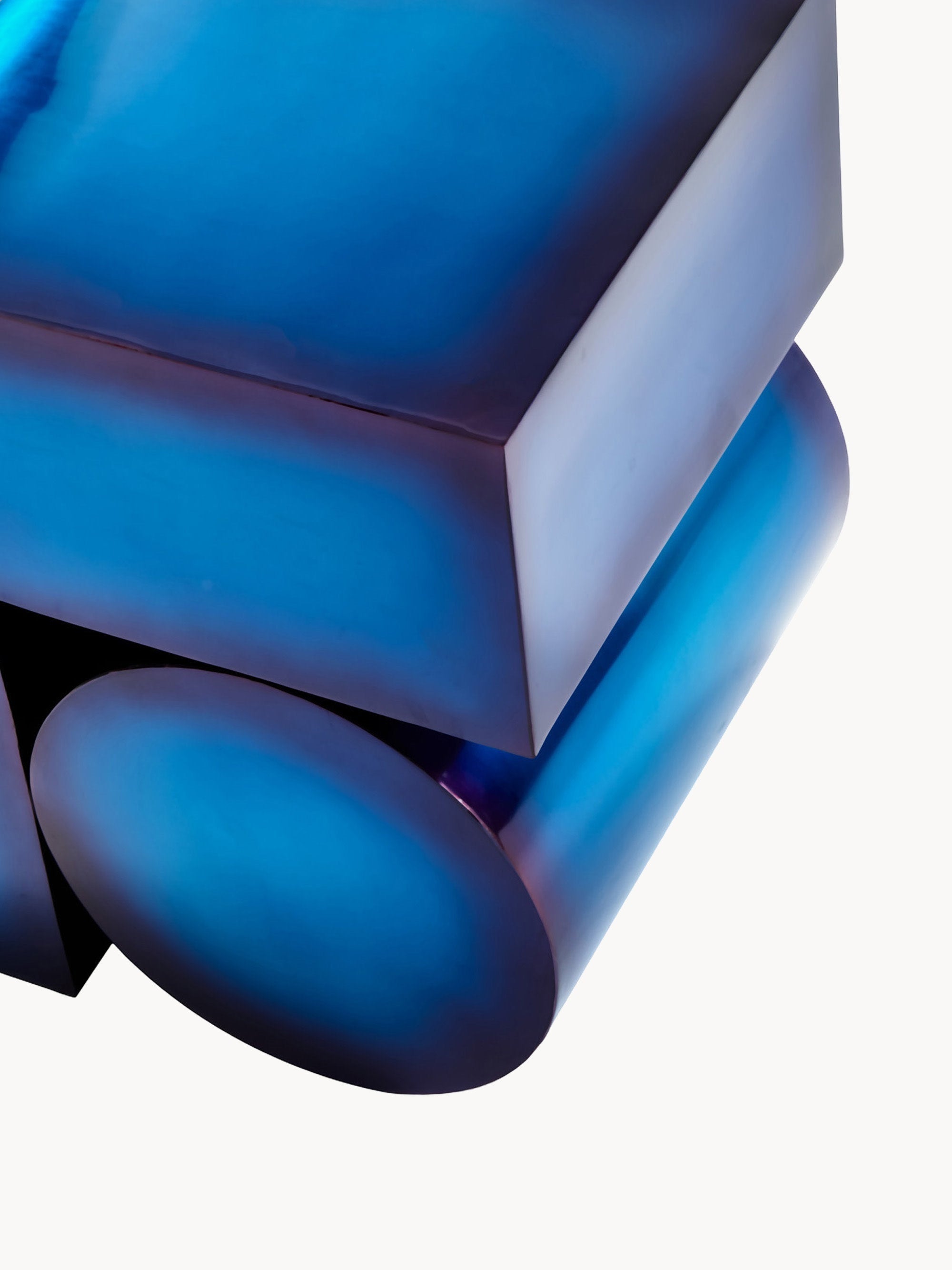 Pols Potten Kombo Metal Side Table – Dark Blue
