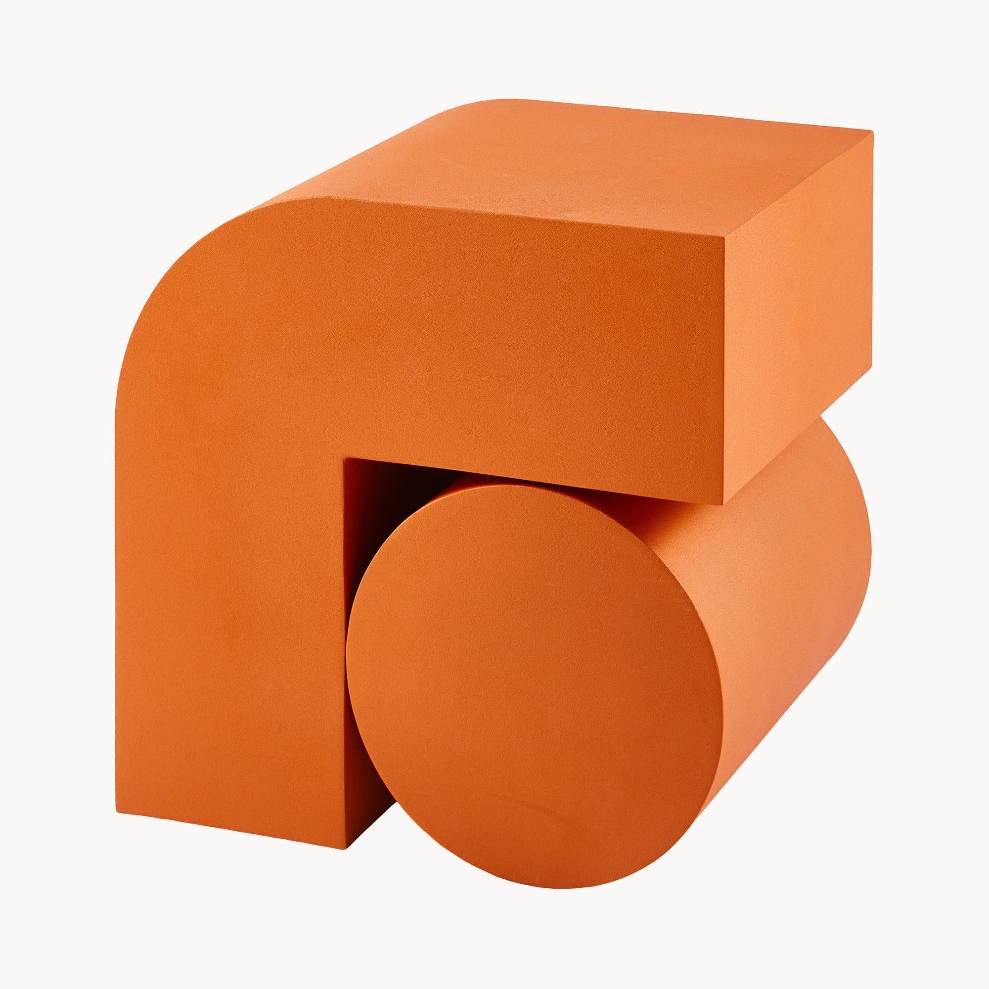 Pols Potten Kombo Metal Side Table – Orange