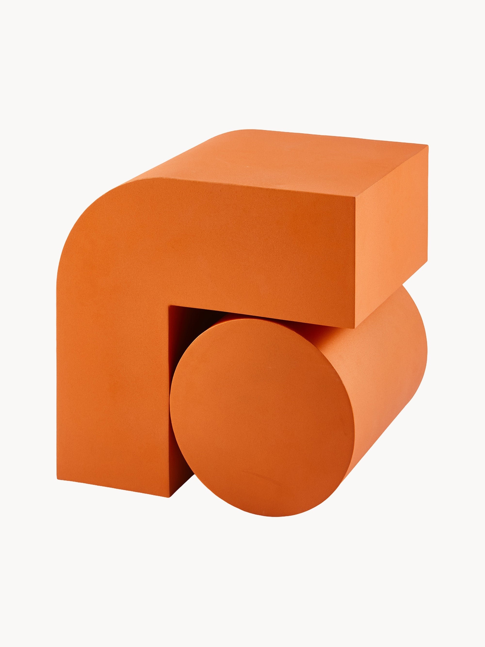 Pols Potten Kombo Metal Side Table – Orange