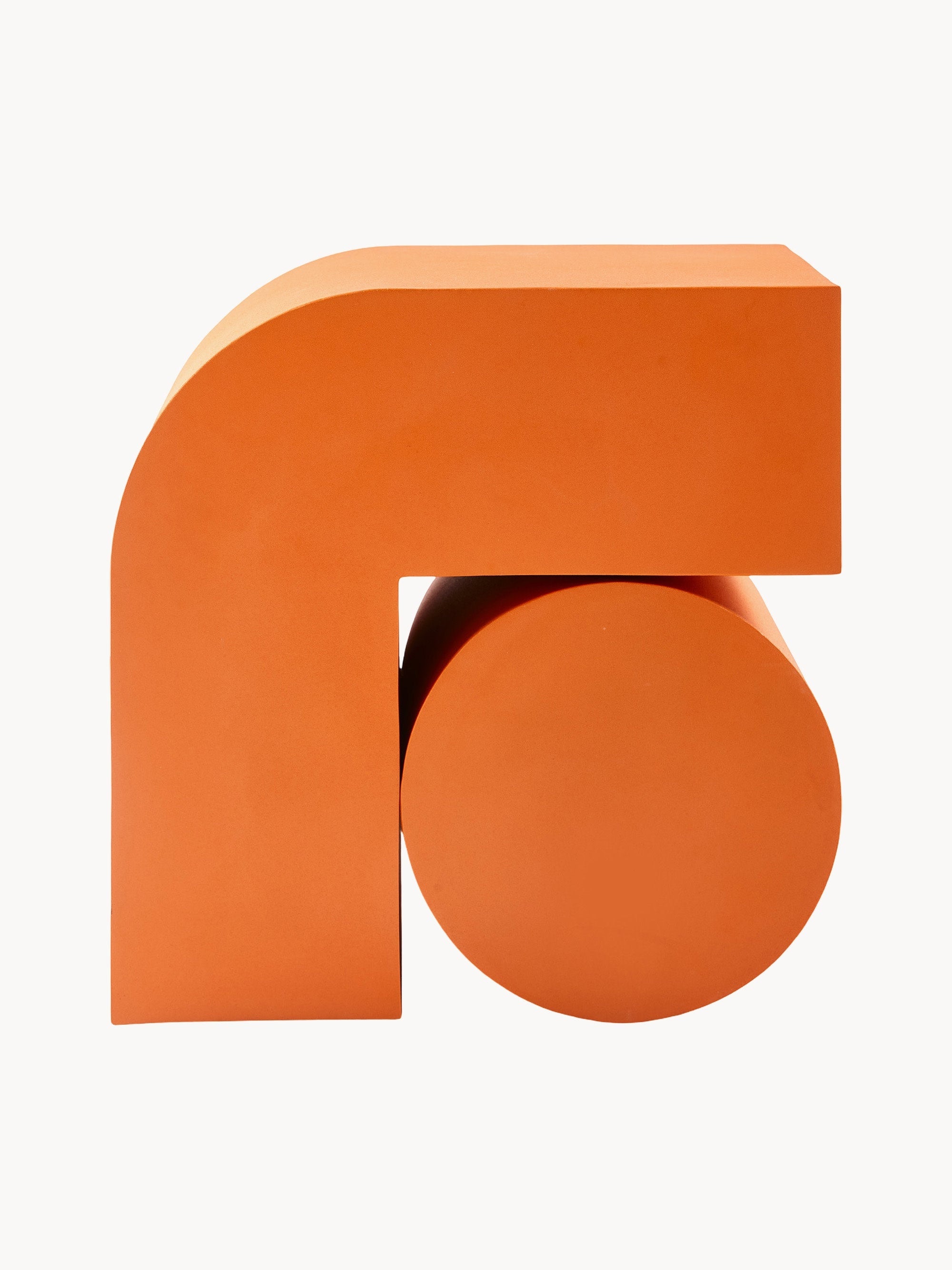 Pols Potten Kombo Metal Side Table – Orange