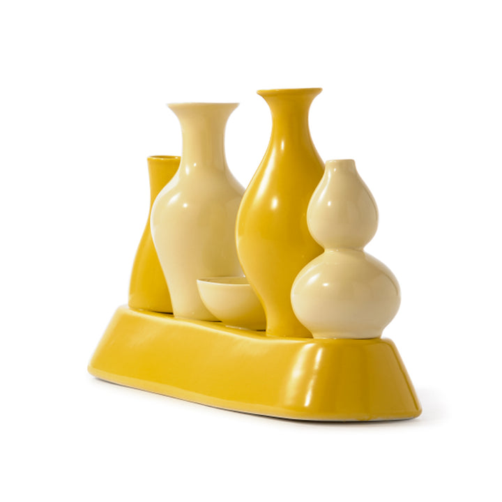 Pols Potten Shanghai Vase – Yellow – Excess Stock