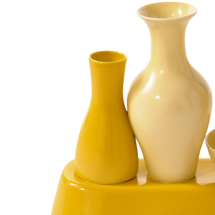 Pols Potten Shanghai Vase – Yellow – Excess Stock