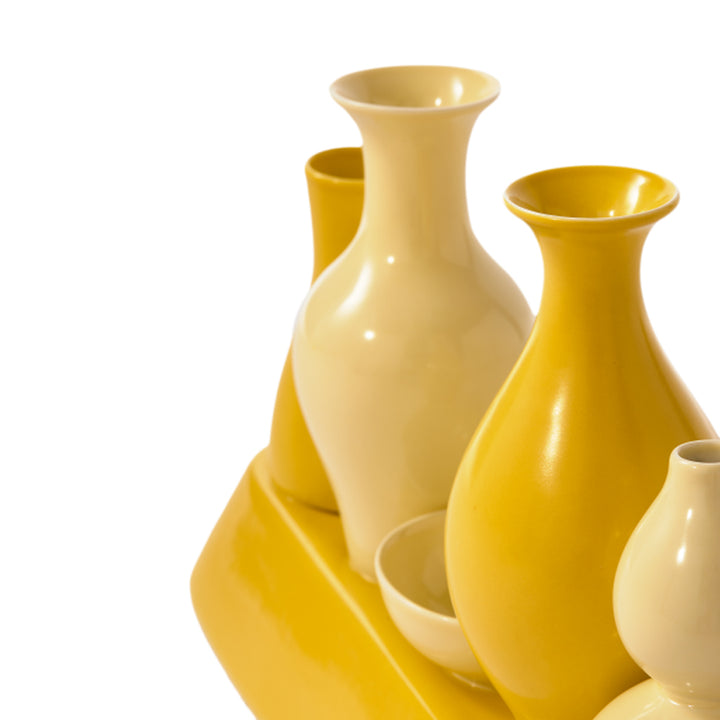 Pols Potten Shanghai Vase – Yellow – Excess Stock