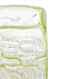 Pols Potten Square Relief Vase – Light Green Glass – Second