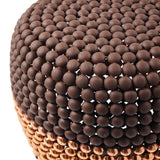 Pols Potten Striped Dot Stool – Brown