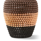 Pols Potten Striped Dot Stool – Brown