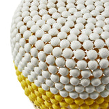 Pols Potten Striped Dot Stool – White