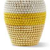 Pols Potten Striped Dot Stool – White